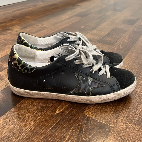 Golden Goose Superstar Holographic Leopard-Printed Sneakers - Picture 4 of 7